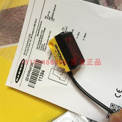 议价BANNER光电QS18VN6AF300/QS18VP6AF300美国邦纳全新原装正品