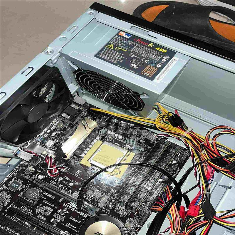 议价拍前询价出2张华硕h170-pro h170主板 成色新 豪华大板