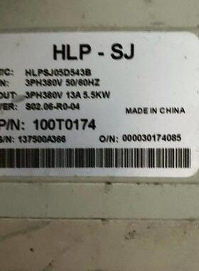 议价4海利普变频器HLP- HLPA01 D53BCLB 1.5AKW 400V 功能完好包