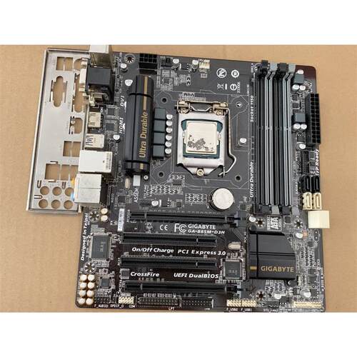 议价GA-B85M-D3H主板一片,正常工作 功能完好