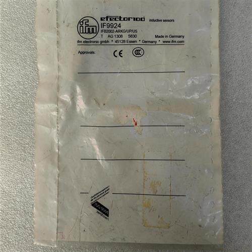 议价全新原装正品易福门 IFM IF9924 实物拍摄 现货