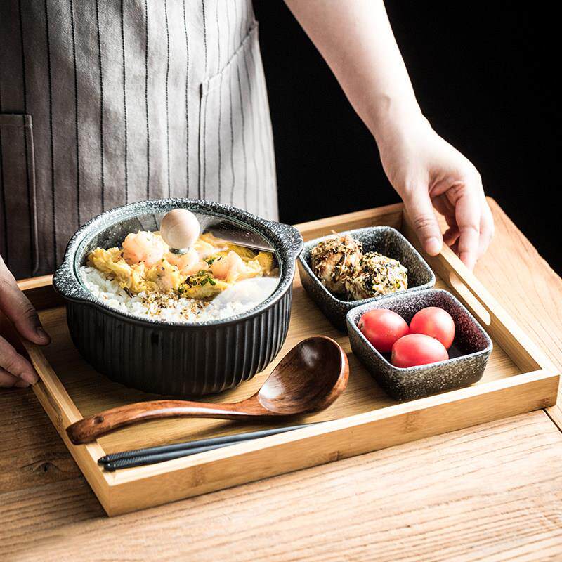 创意配套早餐碗盘陶瓷汤碗一人食餐具套组单人早餐碗碟托 托盘组