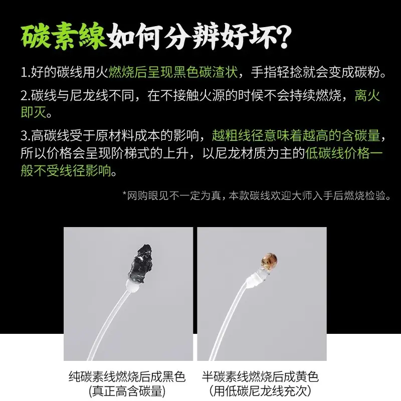 碳素线路亚前导线鱼线强拉力耐磨主线矶钓尼龙线垂钓渔具