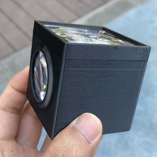 自制腰平取景器diy双凸透镜镜片3d打印抖音同款菲涅尔透镜热靴