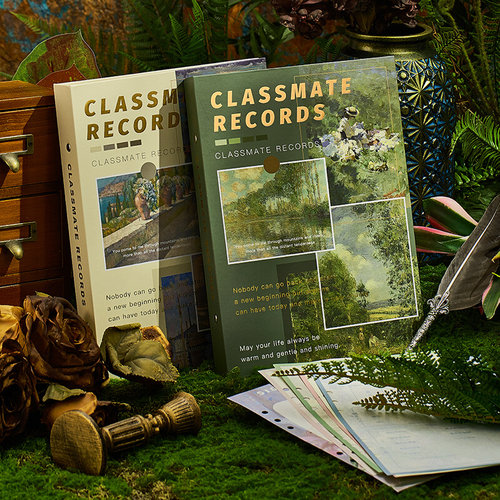 冷门高颜值同学录高级感简约ing风韩系小众豪华版小学生六年级