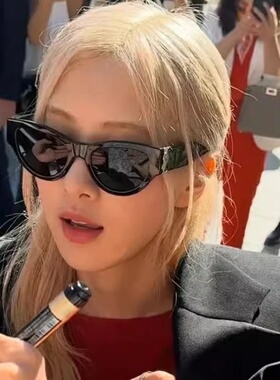 朴彩英rose墨镜新款欧美复古