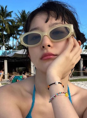 墨镜女高级感ins小脸欧美复古