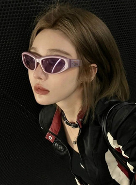 明星同款星星太阳镜y2k赛博朋克