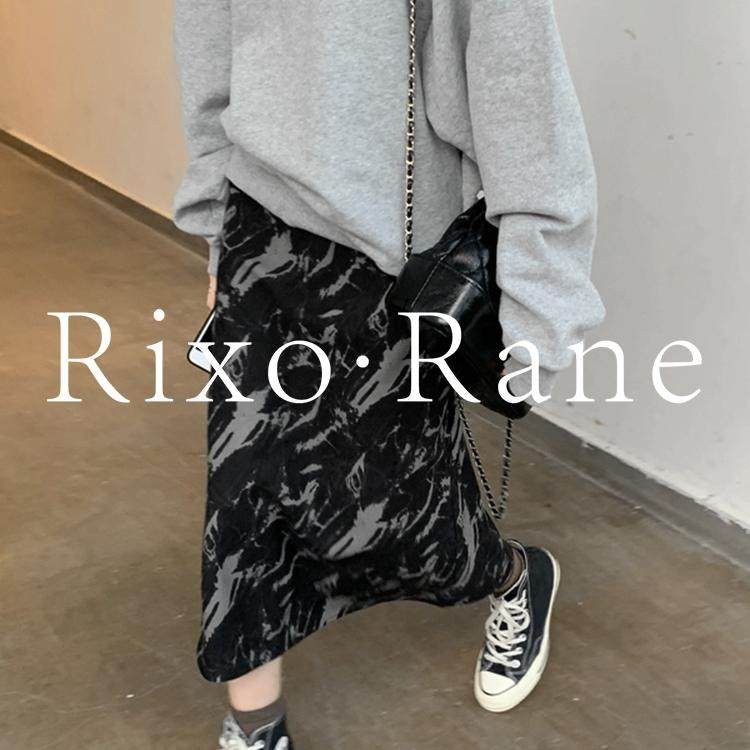 法国Rixo Rane美出境界⭐扎染显瘦半身裙女开叉梨形身材印花a字裙,女装/女士精品,大码半身裙,淘宝优惠券,粉丝福利购,淘宝优惠卷