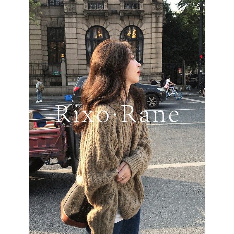 法国Rixo Rane 颜值敲赞⭐马海毛覆古慵懒风麻花套头毛衣女,女装/女士精品,大码内搭,淘宝优惠券,粉丝福利购,淘宝优惠卷