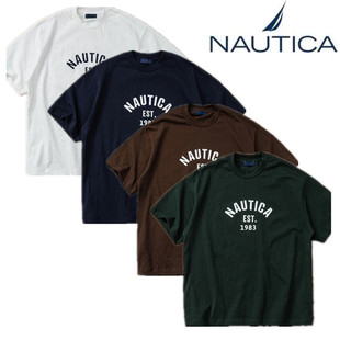 Logo刺绣重磅短袖 Pach JAPAN T恤23SS NAUTICA Arch Felt 现货