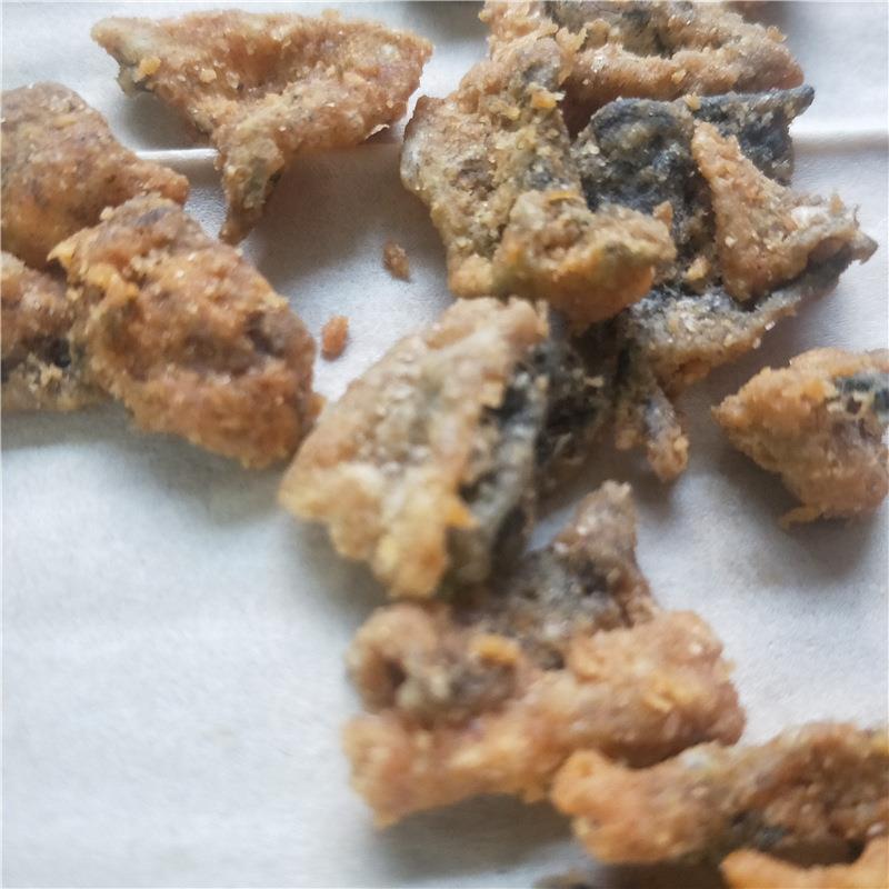 新品上市酥脆鱼皮上浆油炸流水线全自动鱼皮挂浆机单面上浆油炸机