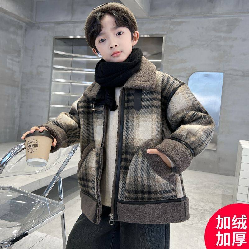 男童秋冬季外套2024新款