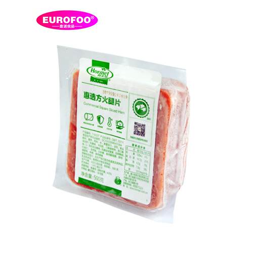 美尔方火腿5萨00g 火腿AMI片早餐厅家用 三片明治色荷拉火腿切披