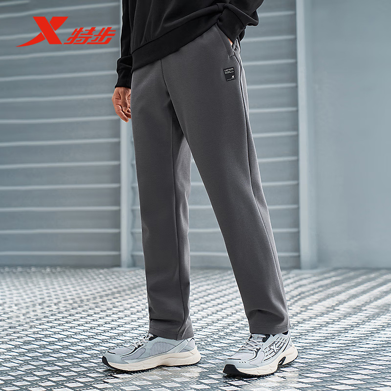 火烬薪传2024秋冬新款针织直筒平口运动长裤男976429630181