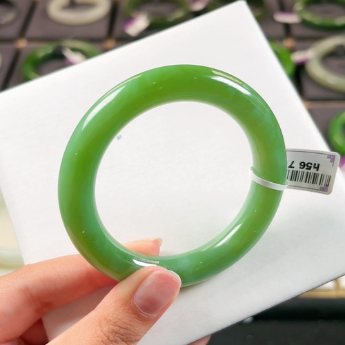 h56 5556粉绿胖圆猫眼色标级精品老料