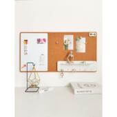 照片墙毛毡板留言板洞板软木板磁白板墙贴幼儿园置物架免打孔相框