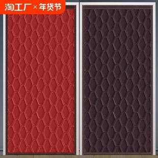 保暖防风家用挡风隔断空调保温隔音免打孔 加厚防寒帘棉门帘冬季