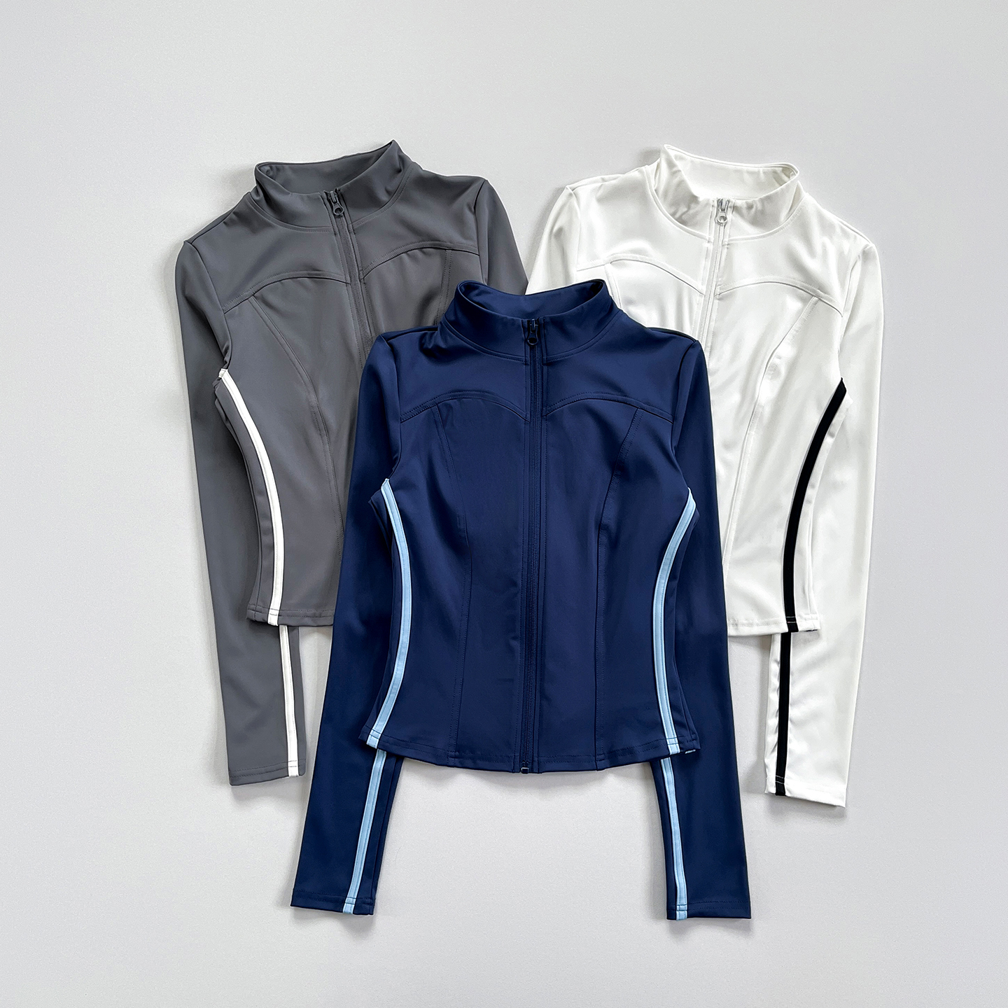 拉链运动外套跑步训练健身长袖