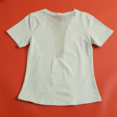 速干健身服上衣透气薄显瘦运动短袖 网纱拼接T恤女宽松跑步瑜伽服