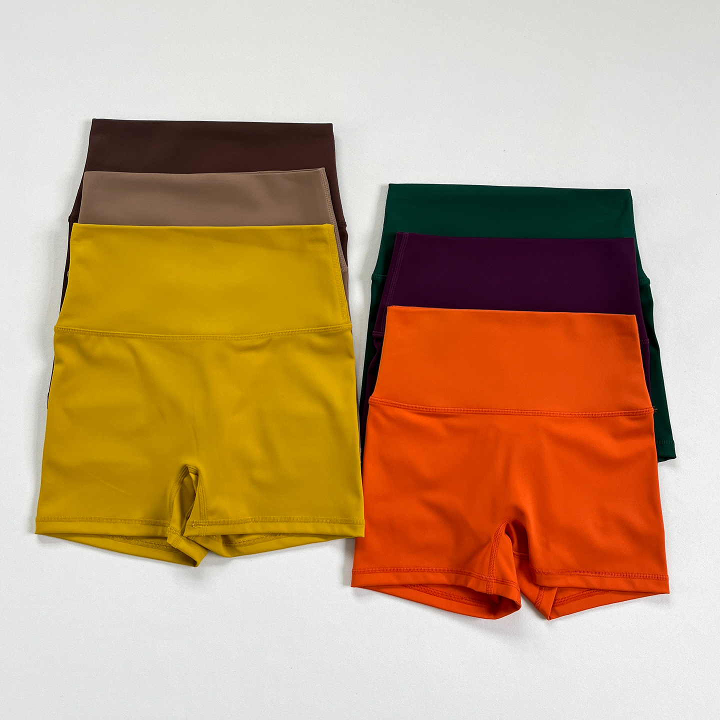 瑜伽短裤运动高腰提臀收腹速干