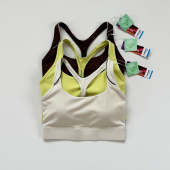 一体式 运动内衣女瑜伽训练防震聚拢文胸美背专业跑步健身背心外穿