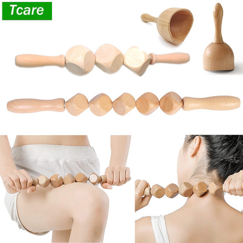 Tcare Wooden Body Massage Tool Foot Reflexology Acupuncture