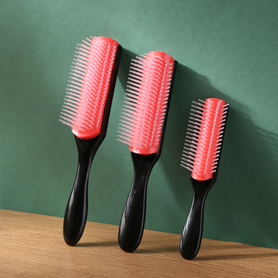 9-Rows Detangling Hair Brush Denman Detangler Hairbrush Scal