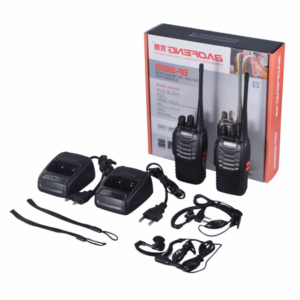 2025 New 2PCS Baofeng BF-888S Walkie Talkie 5WWay High power