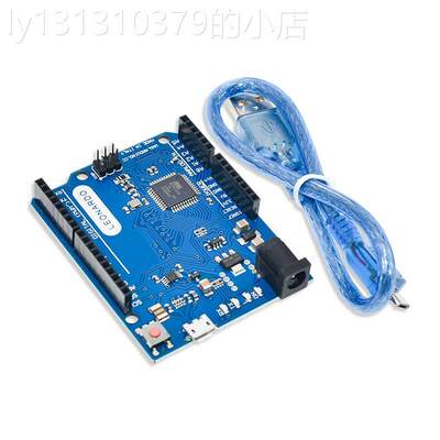 LeonardoR3单片机开发板ATMEGA32U4官方版本带线适用于Arduino