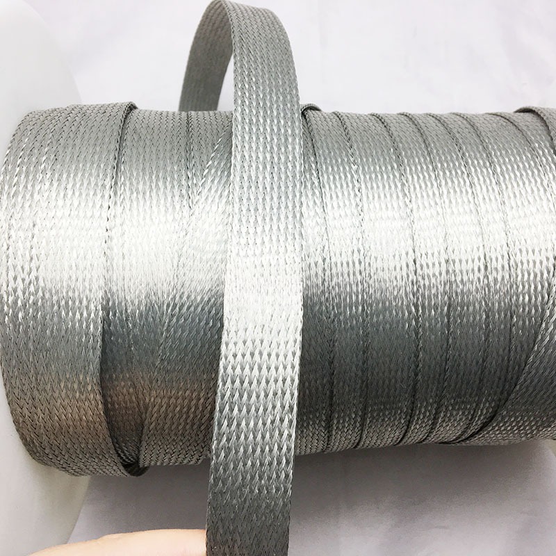 防波套16MM镀锡铜蛇皮网 电线屏蔽套管 金属隔离网 铜编织带