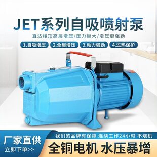 家用JE高压增压泵水塔深井高层农用自吸喷射泵220V高扬程抽水泵