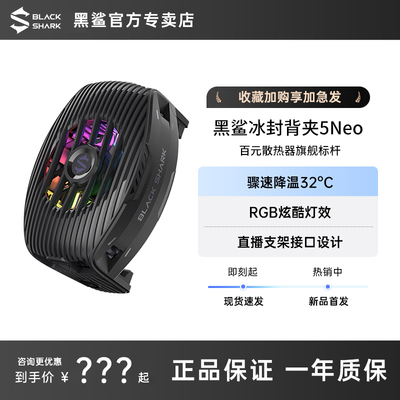 黑鲨散热器5Neo标准版散热背夹