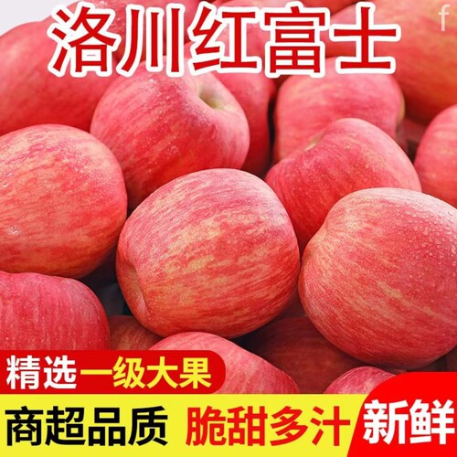 洛川苹果陕西红富士当季