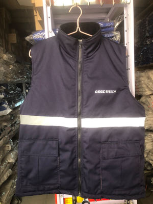 黑色藏青色棉马甲黄埔文冲船厂马甲中国船舶大船CSSC船厂秋冬款