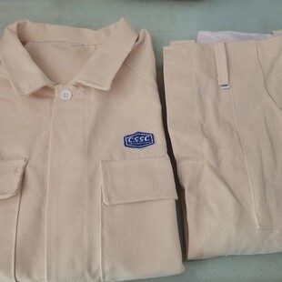 夏季款中船造船厂焊工电焊防烫工作服帆布电焊工作电焊专用衣服