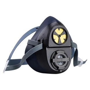 呼享9200X单滤盒硅胶半面罩套装 防尘4200 5001X滤毒盒盖子正品