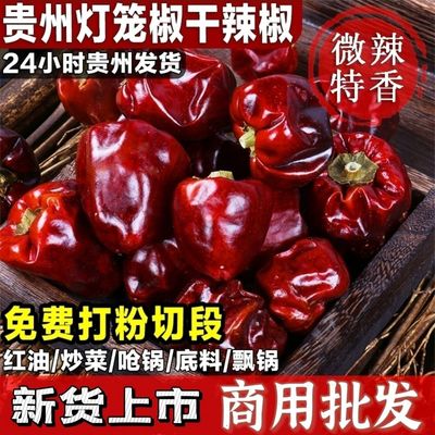 新华贵州灯笼椒珠子椒微辣超香干辣椒辣椒面辣椒段节子商用