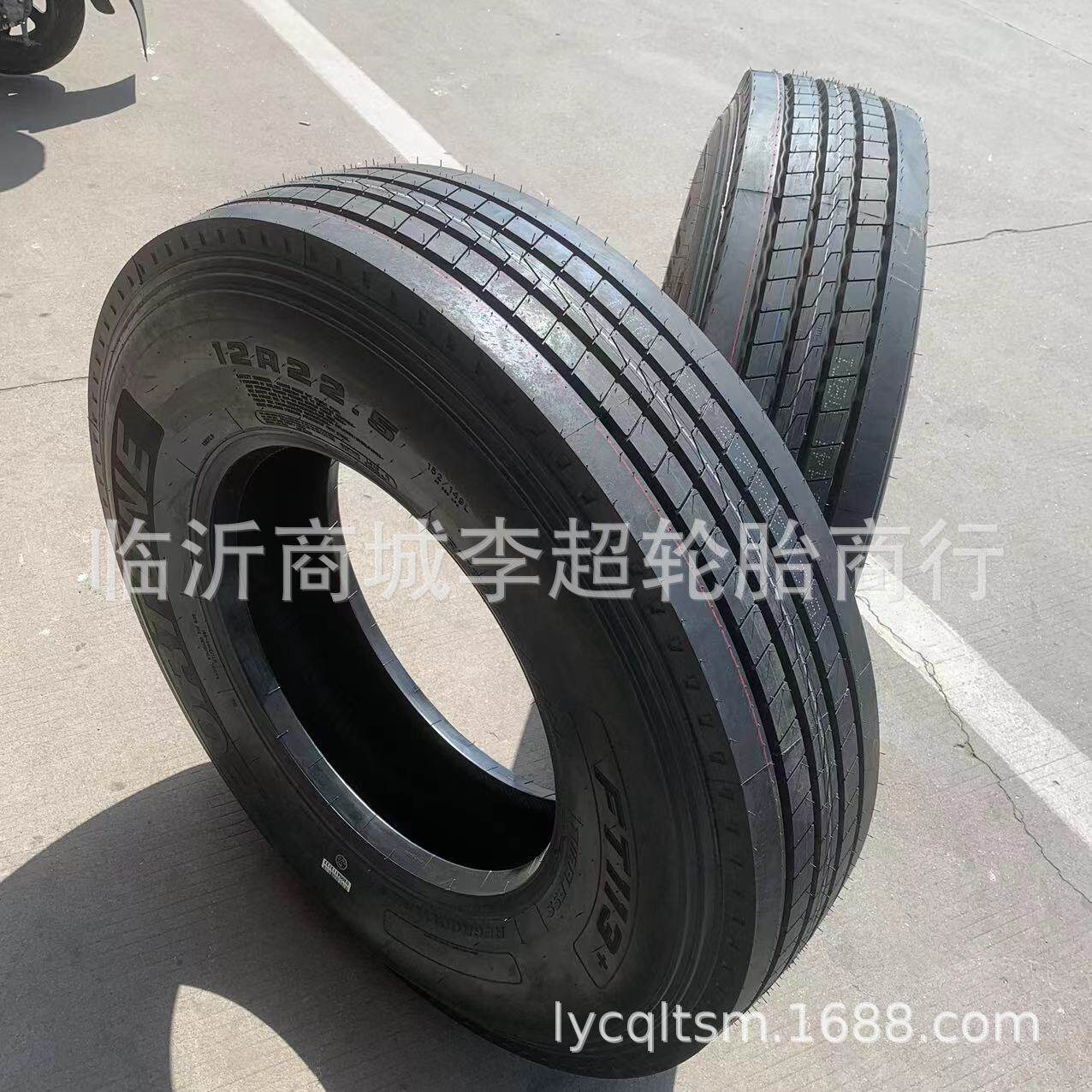 厂家直销富神轮胎全钢丝载重12R22.5前四后八四线花纹自卸货车胎