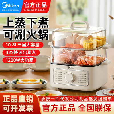 厂家直销蒸锅家用大容量炖蒸煮一体蒸箱多功能多层蒸锅ZGE2323J52