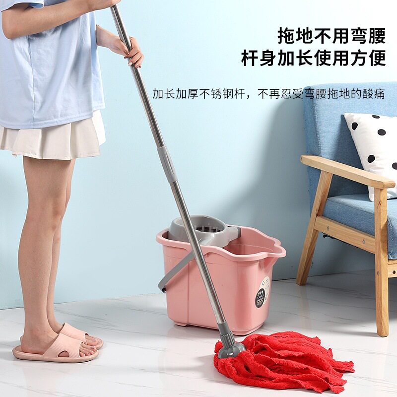 厂家直销湿两用棉布条拖把毛巾老式拖布自拧水家用拧干式墩布新品