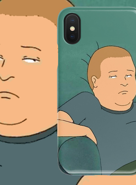 鲍比希尔bobby hill手机壳适用于iPhone12plus13mini14promax一家之主苹果全包