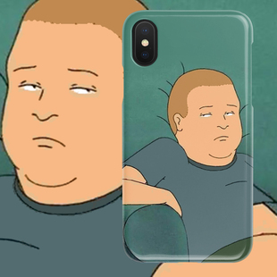 鲍比希尔bobby hill手机壳适用于iPhone12plus13mini14promax一家之主苹果全包