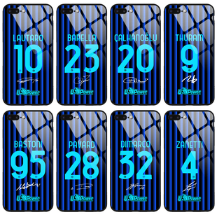 2526国际米兰国米主场球衣手机壳适用苹果华为三星vivo小米OPPO红米荣耀劳塔罗巴雷拉恰尔汗奥卢萨内蒂图拉姆