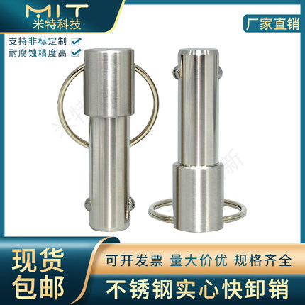 BLPF不锈钢快卸销弹簧分度销实心线阵音响定位销固定插销MT172SS