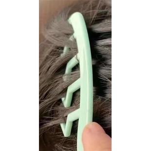 z字发缝梳发根蓬松造型便携女长发用发际线消失发分缝神器梳子