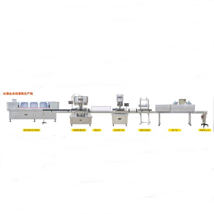 全自动葡萄酒灌装生产线果酒灌装设备机械青州厂家现货销售