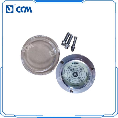 徐工吊车配件大全原厂水平仪气泡水平器圆形支腿水平仪铝座带盖