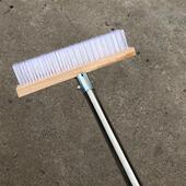 长柄硬塑料丝地板刷浴室化妆室厨房磁砖路面清洁硬毛尼龙丝地刷