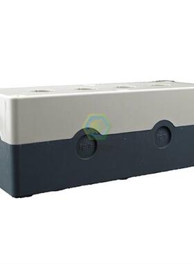 4孔防水控制盒 220X70X85四孔带灯按钮开关盒TYX4 孔径22mm